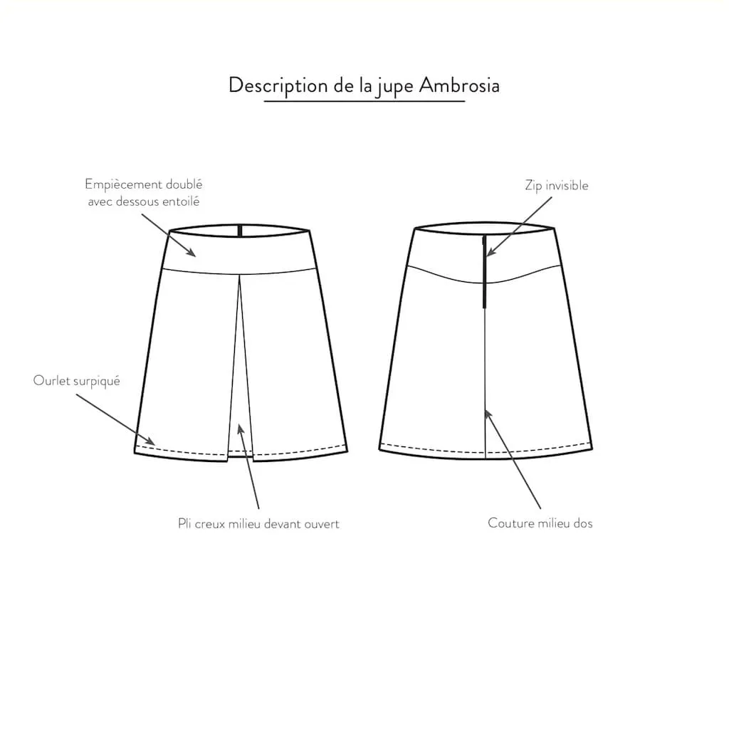 Christine Charles – Kit Couture Jupe Ambrosia Couleur Rouge Vif 1.webp