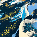 Naka Fabrics - Tissu Coton Japonais – Namiura Fuji 2.webp