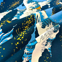 Naka Fabrics - Tissu Coton Japonais – Namiura Fuji 4.webp