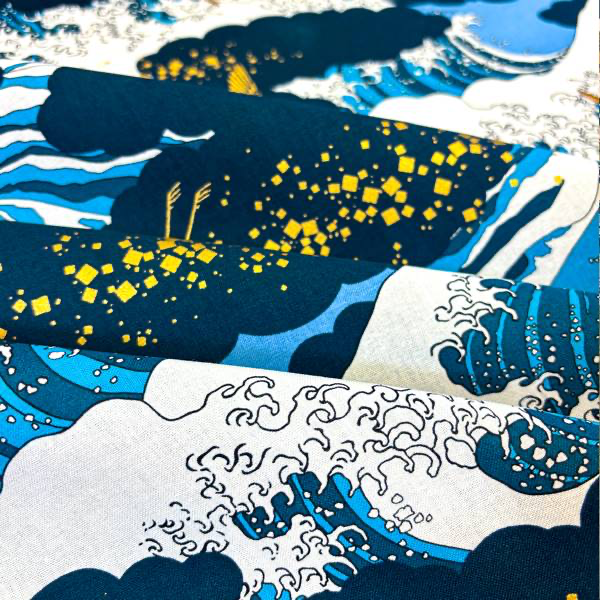 Naka Fabrics - Tissu Coton Japonais – Namiura Fuji 3.webp