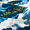 Naka Fabrics - Tissu Coton Japonais – Namiura Fuji 3.webp