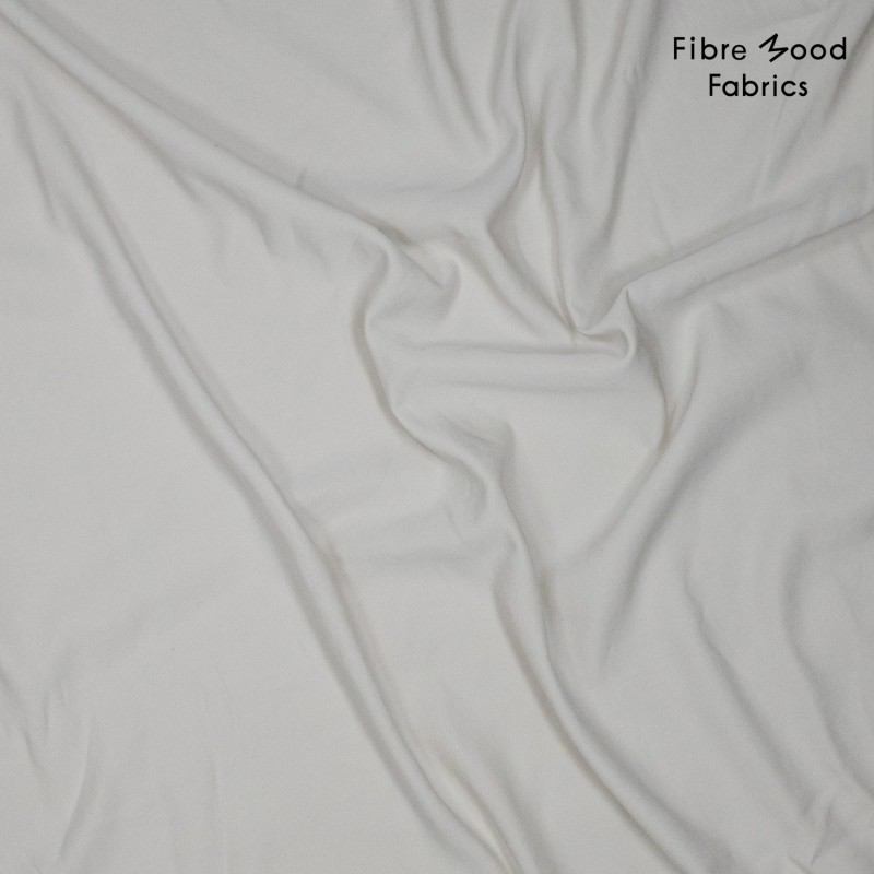 Fibre Mood – Tissu Sergé de Viscose «Ola» Uni Gris Perle 5.webp