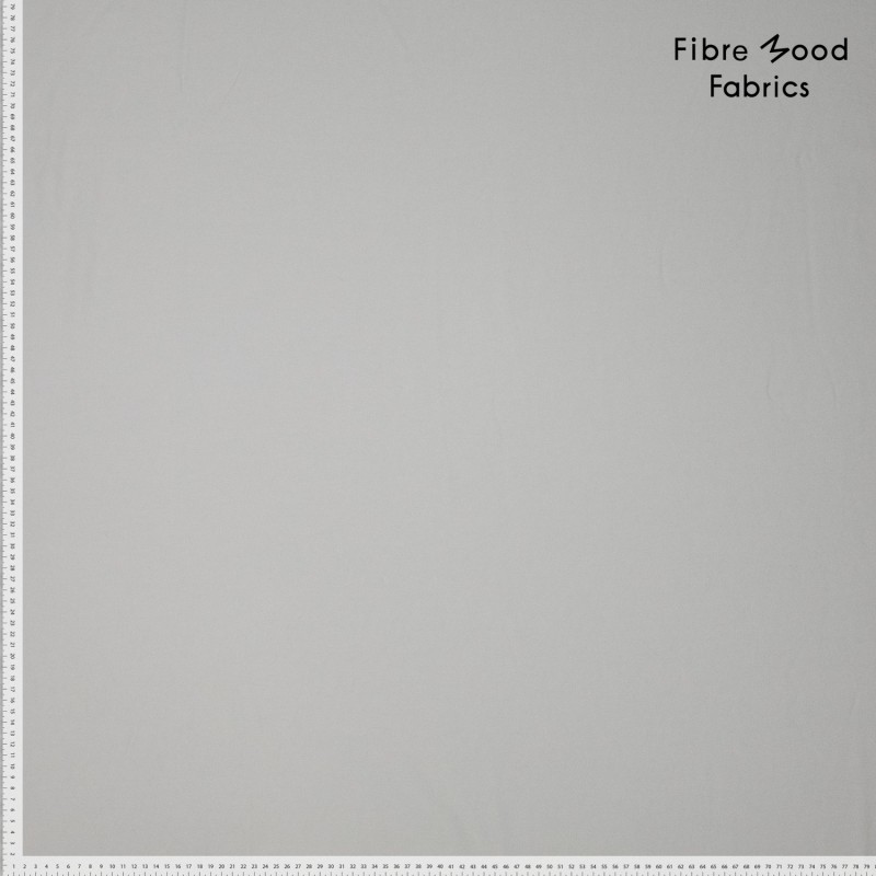 Fibre Mood – Tissu Sergé de Viscose «Ola» Uni Gris Perle 6.webp