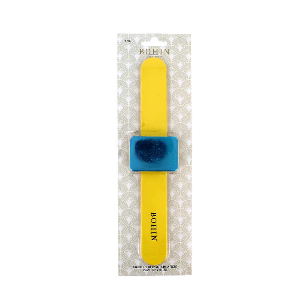 Bohin - Bracelet Aimanté Porte-épingles Jaune.webp