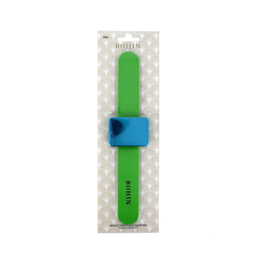Bohin - Bracelet Aimanté Porte-épingles Vert 2.webp