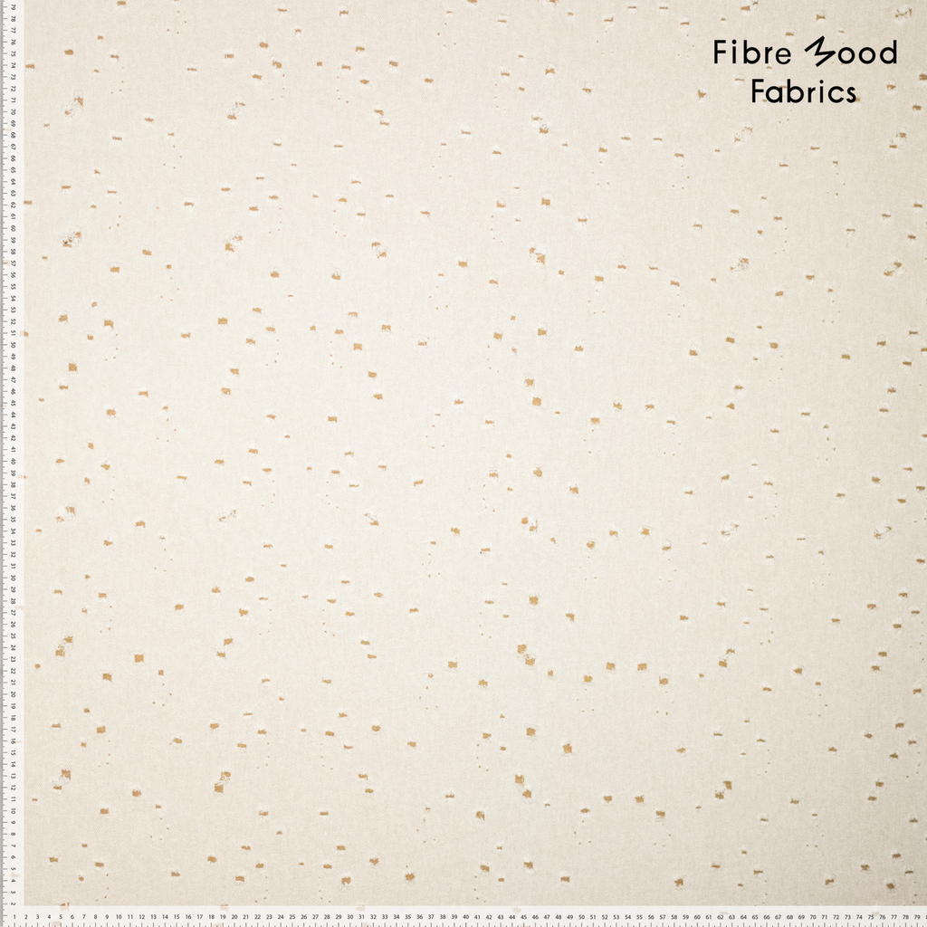 Fibre Mood - Tissu Denim Uni Ecru Effet Usé  "Luki"  4.webp