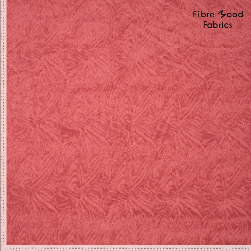 Fibre Mood - Tissu Jacquard de Coton "Maela" Couleur Rose Terracota À Motif Texturé 3.webp