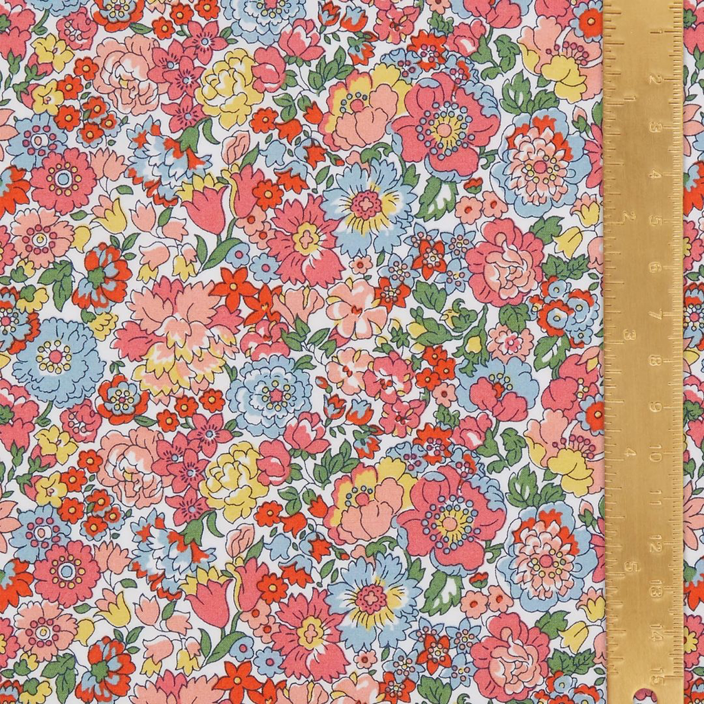 Liberty London – Tissu Nell Annie and May Tana Lawn Coton Coloris Rose 3.webp