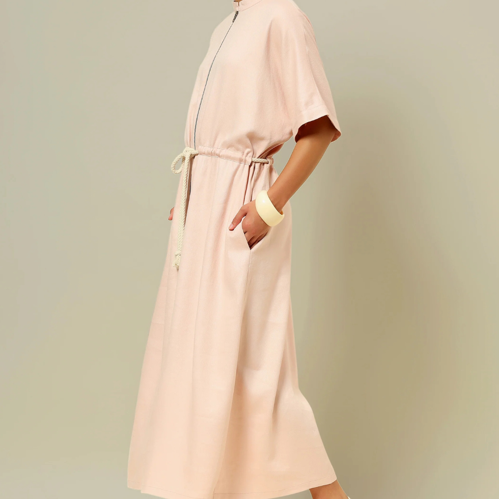 Atelier Brunette - Tissy Twill Lin Viscose Uni "Pastel Kiss" -3.webp