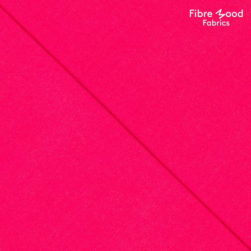 Fibre Mood – Tissu Popeline de Coton Lavé « Elvira » Uni Couleur Framboise 3.webp
