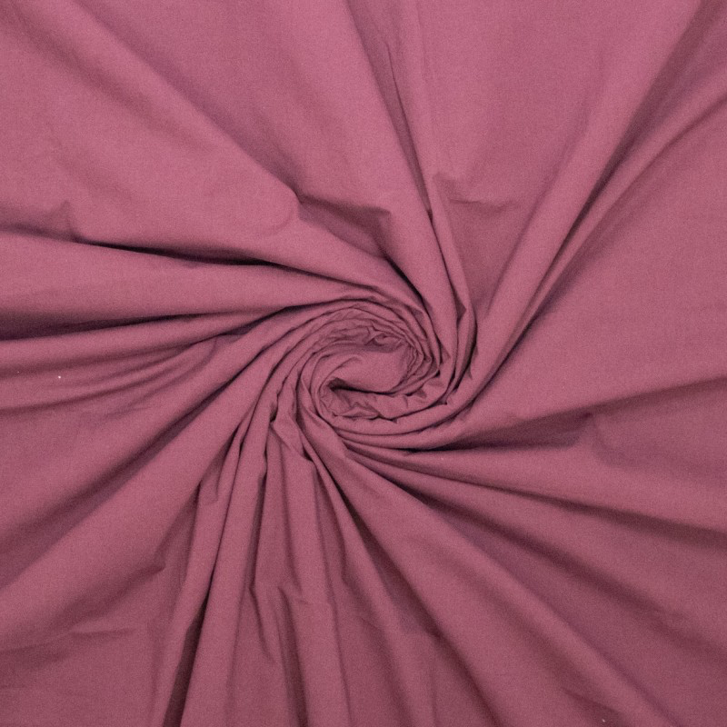 Fibre Mood – Tissu Popeline de Coton Touché Papier « Zizou » Uni Couleur Bordeaux 2.webp