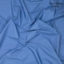 Fibre Mood - Tissu Popeline de Coton Touché Doux "Isola" Uni Couleur Bleu Orage 3.webp