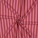 Poppy – Tissu Fil à Fil Rayures Bordeaux: Rose 2.webp