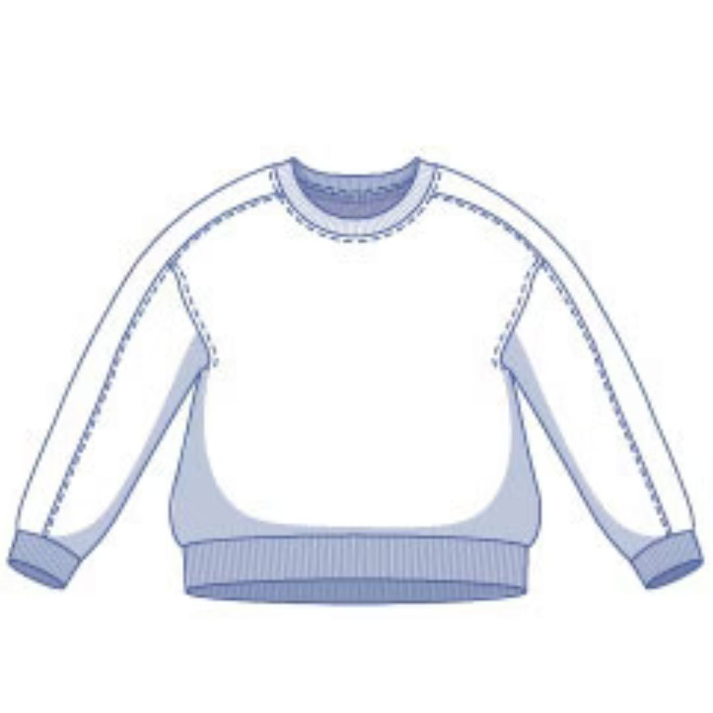 Fibre Mood - "Lara" Patron Pochette Sweatshirt Femme du XS au XXXL.webp
