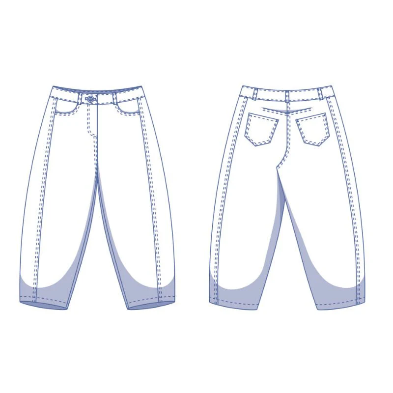 Fibre Mood - "Gizeh" - Patron Pochette Pantalon Femme du 32 au 60 5.webp