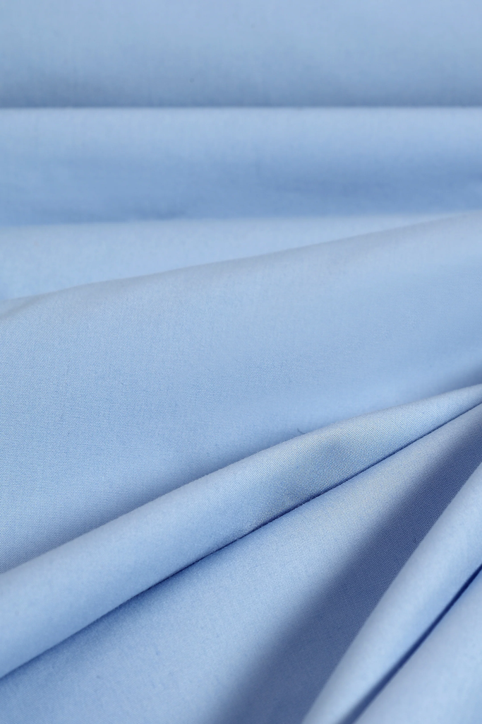 Atelier Brunette - Tissu Coton Bambou Uni "Blue Sky" 2.jpg.webp