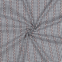 Poppy - Tissu Fil à Fil Vichy Bleu Marine Motif Fleurs - 10 cm 2.webp