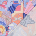 Nerida Hansen – Popeline de Coton Fine Impression Digitale « Little Creatures » Bleu 3.webp