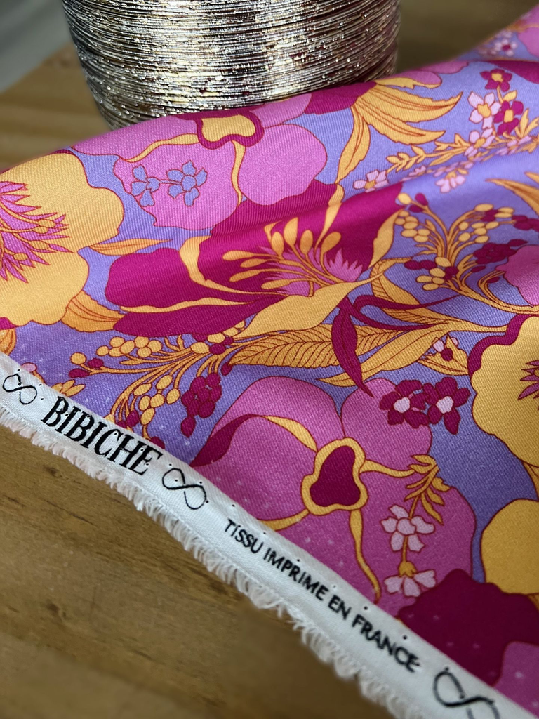 My Dress Made – Tissu Twill de Viscose "Bibiche" Rose Fuchsia 5.webp