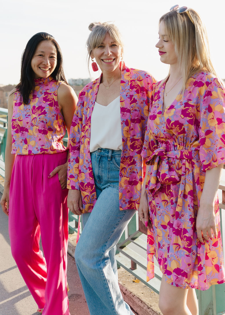 My Dress Made – Tissu Twill de Viscose "Bibiche" Rose Fuchsia 2.webp