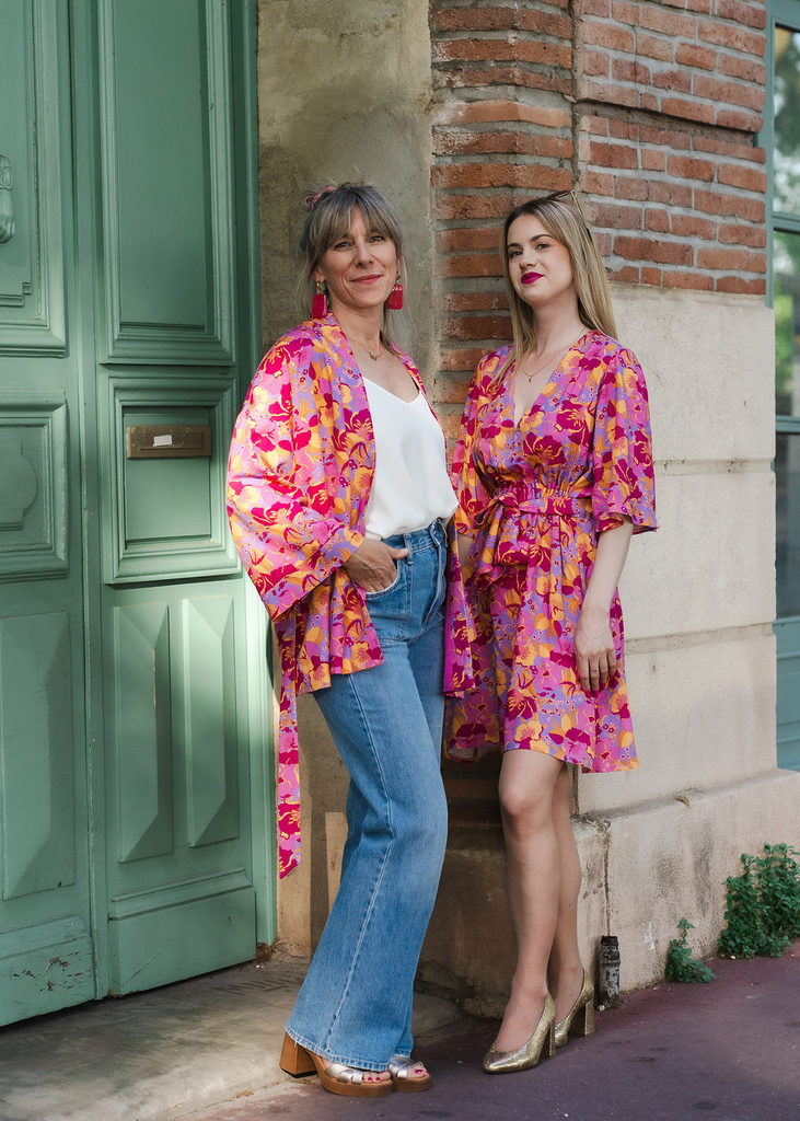 My Dress Made – Tissu Twill de Viscose "Bibiche" Rose Fuchsia 3.webp