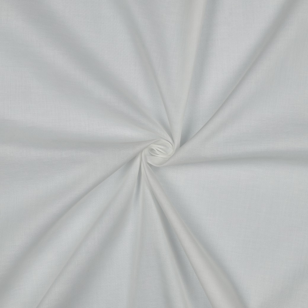 Sélection Coup de Coudre - Tissu Voile de Coton Uni Blanc - 4.webp