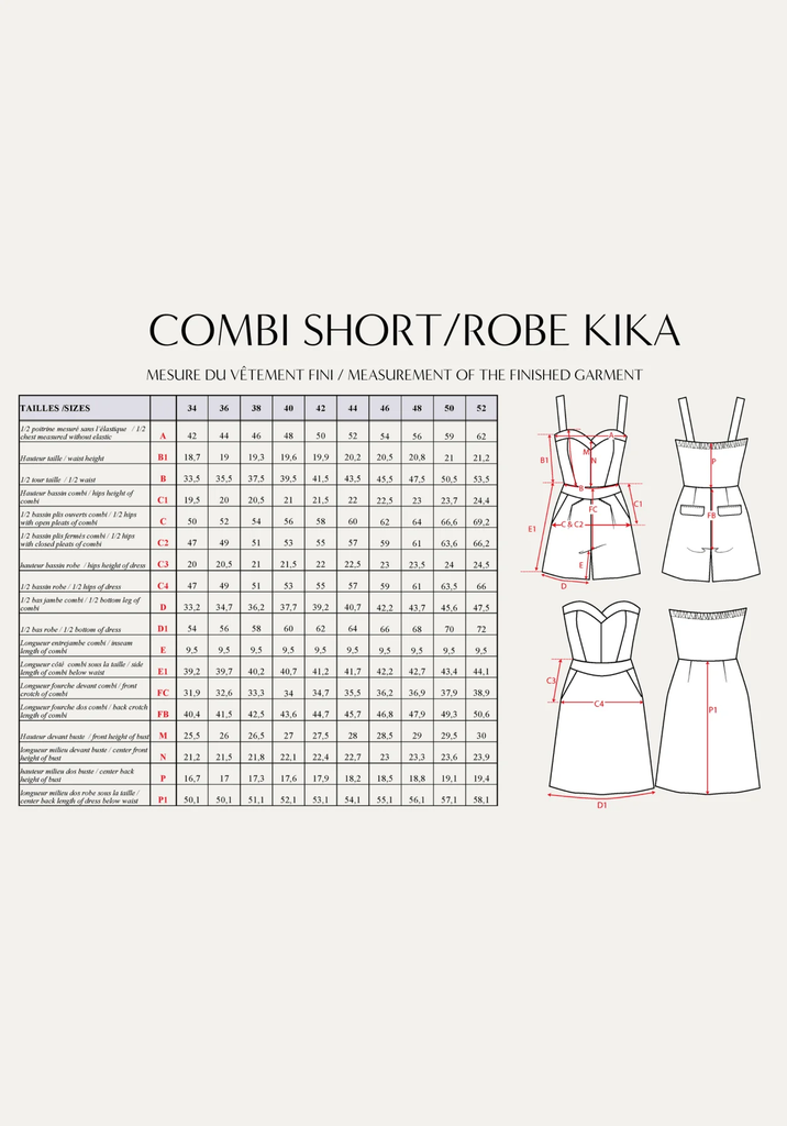 Maison Fauve "Kika" - Patron Couture Femme Robe ou Combishort du 34 au 52 3.png.webp