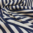 Sélection Coup de coudre – Tissu Denim de Coton Stretch Rayures Larges Bleu Marine 2.webp