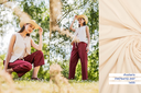 Fibre Mood – Tissu Toile Déperlante « Solaris » Uni Couleur Blanc Cassé 3.webp