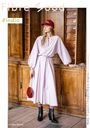 Fibre Mood – Tissu Toile Fine Déferlante Uni Couleur Rose Poudré 4.webp