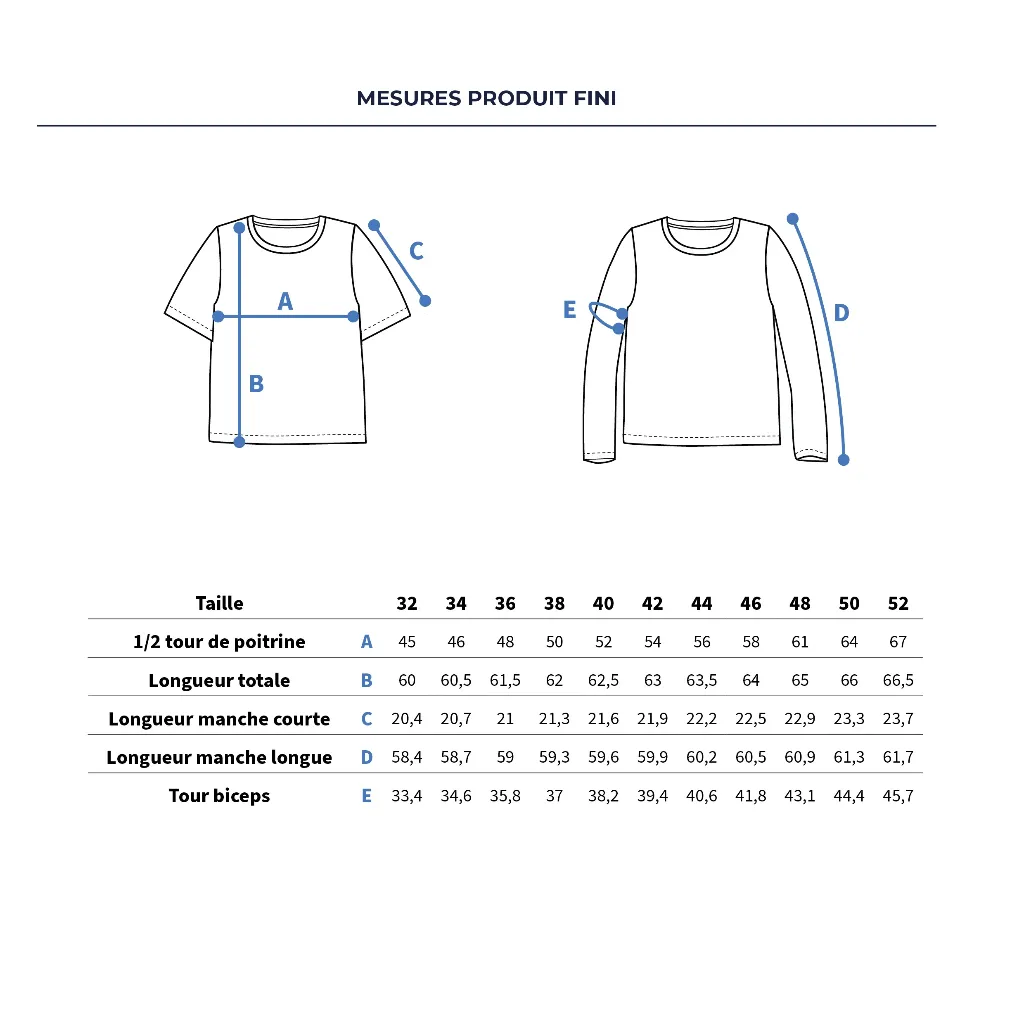 Ikatee - Patron Couture Femme Tee-shirt "Tanger" du 32 au 52 2.webp