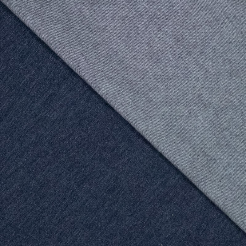 Fibre Mood – Tissu Denim en Coton Bio et Chanvre "Frankie" Couleur Bleu Marine 3.webp