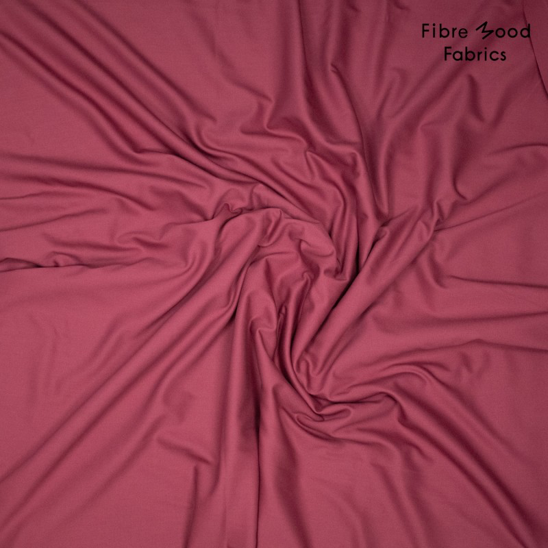 Fibre Mood – Tissu Soft Twill «Laleh» Uni Rose Prune 4.webp