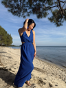 My Dress Made – Tissu Crêpe de Viscose Uni Bleu Klein 3.webp
