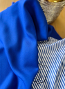 My Dress Made – Tissu Crêpe de Viscose Uni Bleu Klein 4.webp