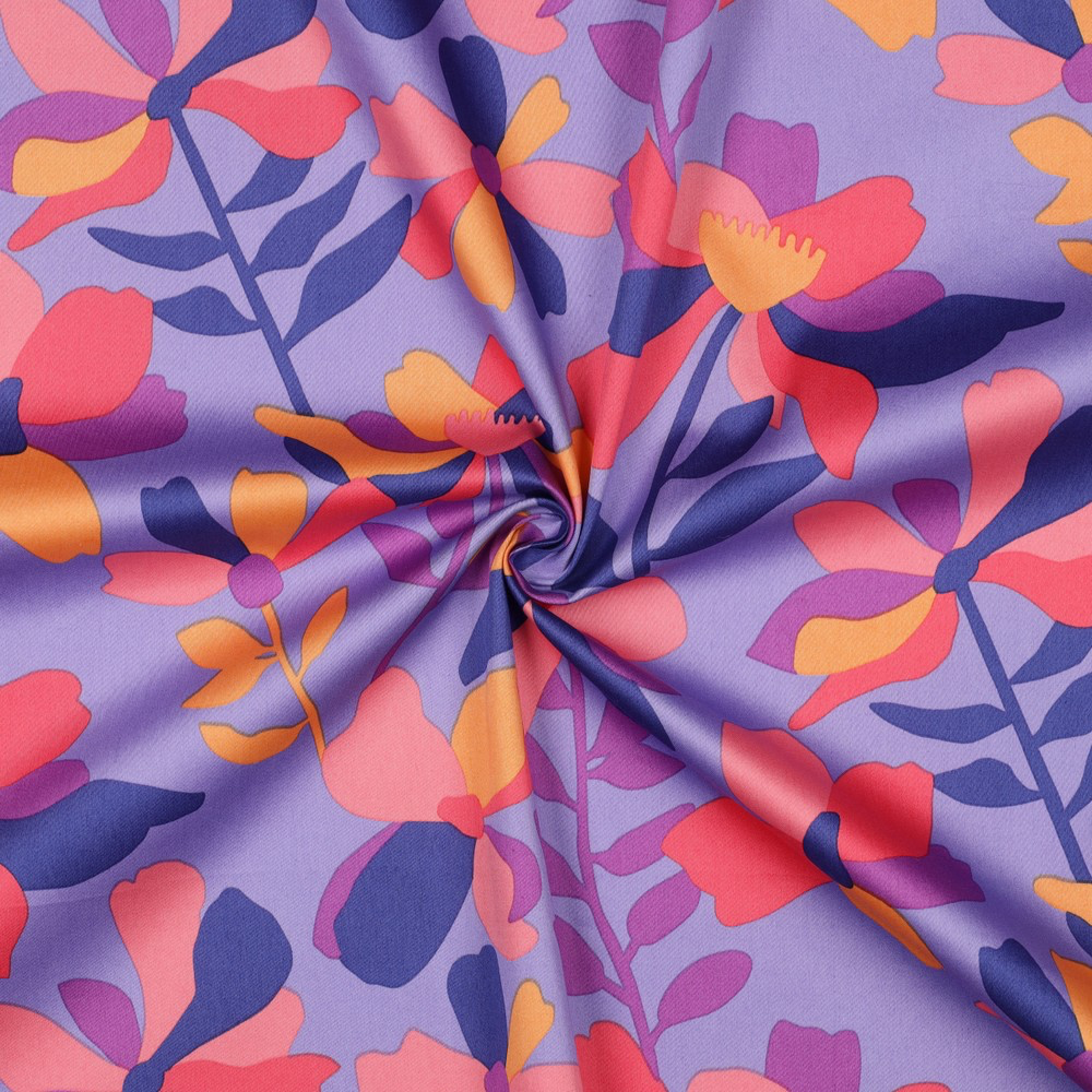 Nerida Hansen - Satin de Coton "Cloverdale" Bleu Indigo 2.webp