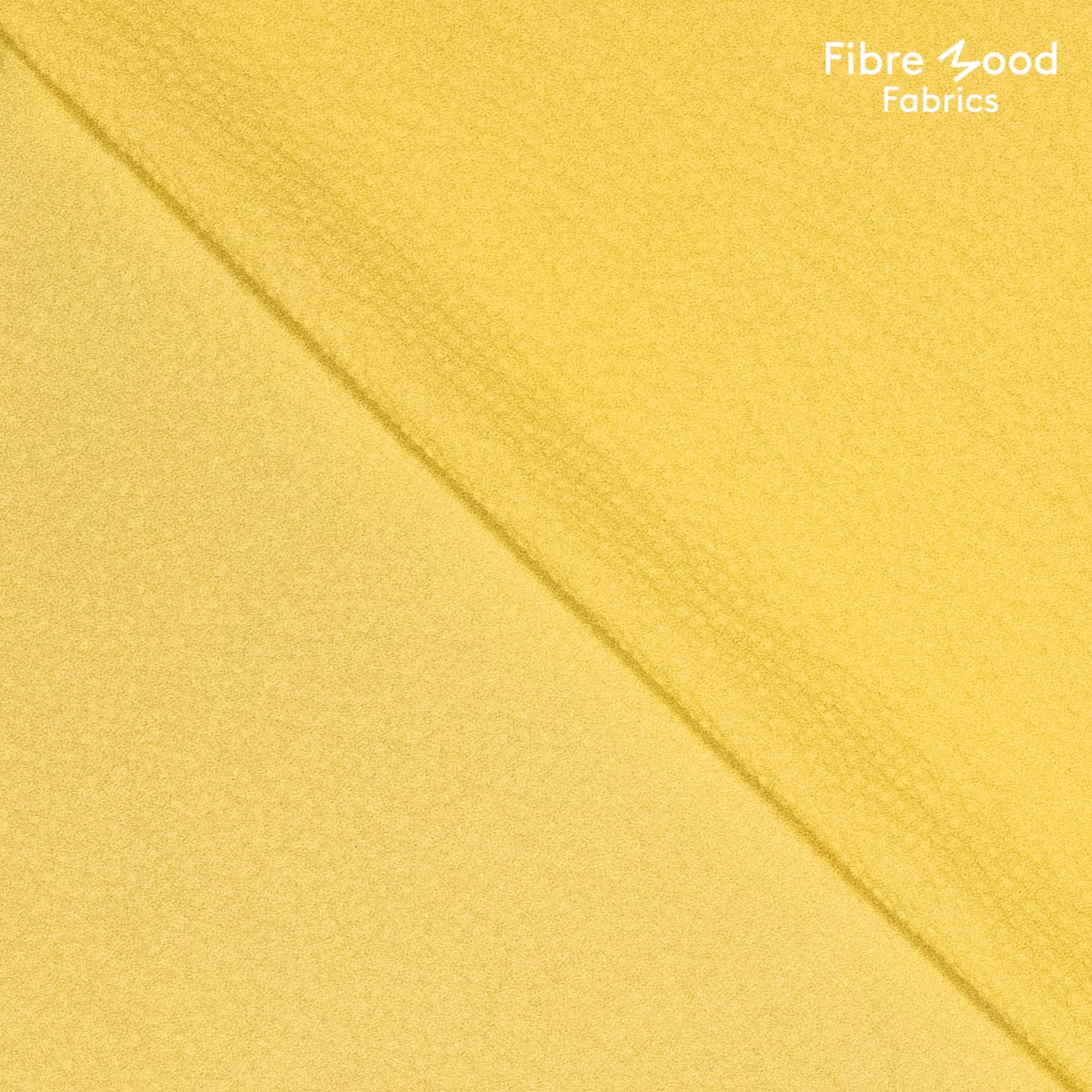 Fibre Mood – Tissu Seersucker « Dazzle » Uni Jaune Citron 3.webp
