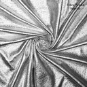 Fibre Mood - Tissu Lamé Stretch Effet Vinyle Craquelé "Mireya" Argent 2.webp