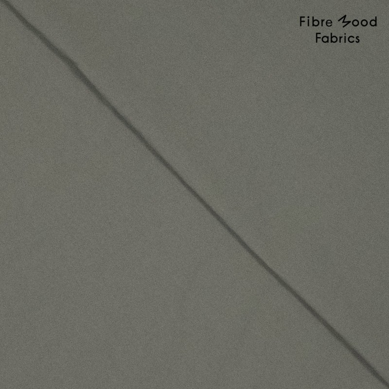 Fibre Mood – Tissu Nylon Imperméable pour Vêtements de Sport et Plein Air « Dyron » – Uni Gris Moyen 4.webp