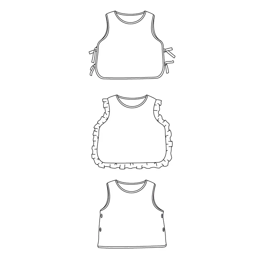 Ikatee - Patron Couture Enfant Plastron et Pull sans manches "Brisbane Kids" du 3 au 12 ans 11.webp