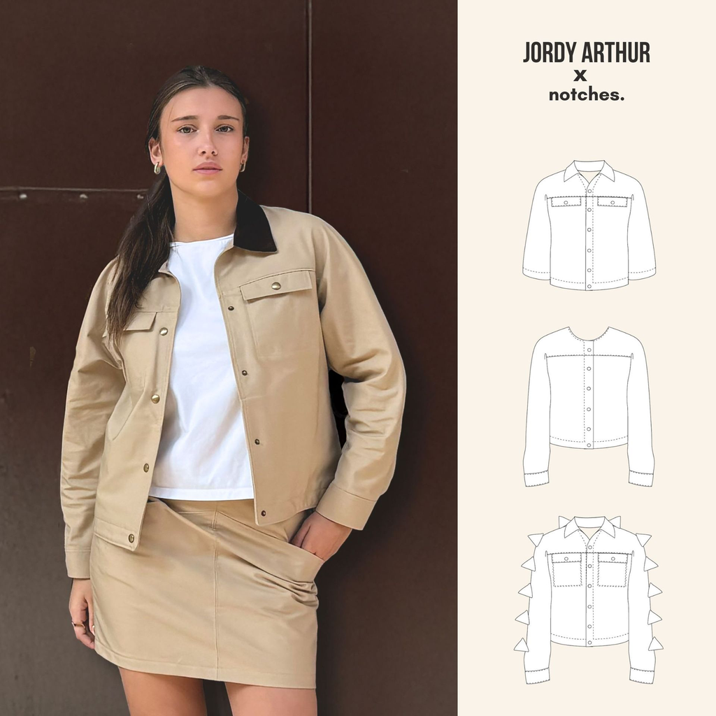  Notches - "Jenna" - Patron Pochette Veste Femme du 34 au 62 4.webp