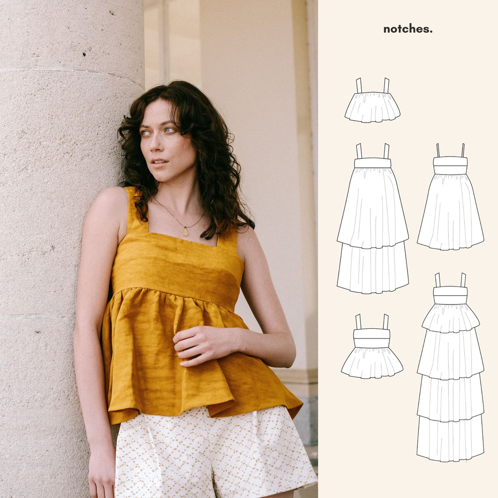Buy_Notches_Patterns_Kaiko_top_dress_women_sewing_pattern_multiview.webp