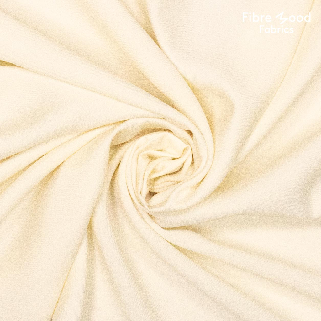 Fibre Mood - Tissu Aspect Tencel en Viscose Melangé "Dallas" Uni Couleur Blanc Cassé 3.webp