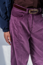Fibre Mood - Velours Côtelé "Sora" Couleur Prune 2.webp