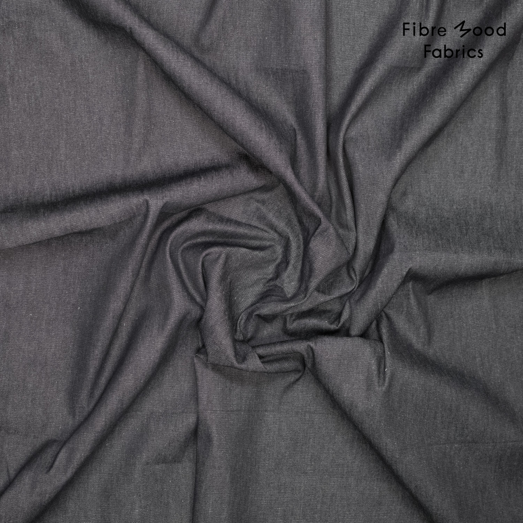 Fibre Mood – Tissu Denim en Coton Bio et Chanvre "Alya" Couleur Indigo Foncé 4.webp