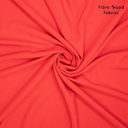 Fibre Mood – Tissu Crêpe Stretch « Yuna » Uni Couleur Rouge Coquelicot 2.webp