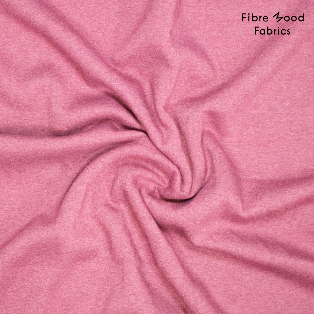 Fibre Mood – Tissu Sweat Molletonné Gratté En Coton Bio Uni Couleur Prune 3.webp