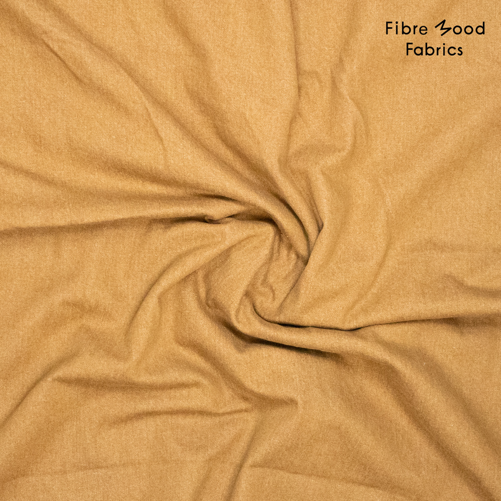 Fibre Mood – Tissu Denim Lourd Lavé "Elva & Kiva" Couleur Camel  3.webp