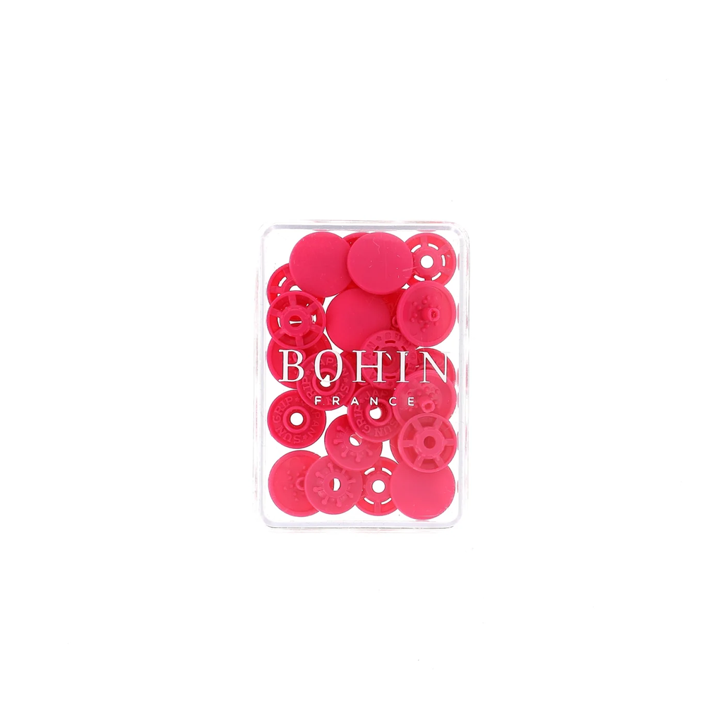 Bohin - Pressions Magiques Plastique Coloris Rose Fuchsia (13 mm).jpg.webp