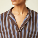 Atelier Brunette - Tissu Weave Line Oat Chocolate 2.webp